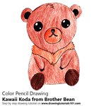 How to Draw Kawaii koda from Brother bean