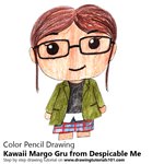 How to Draw Kawaii Margo Gru from Despicable Me