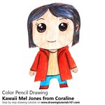 How to Draw Kawaii Mel Jones from Coraline