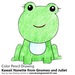 How to Draw Kawaii Nanette from Gnomeo and Juliet