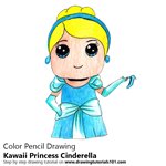 How to Draw Kawaii Princess Cinderella