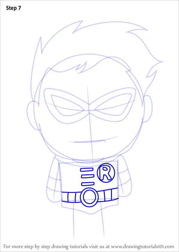 Learn How To Draw Kawaii Robin Kawaii Characters Step By Step Drawing Tutorials - robins kawaii face roblox