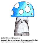 How to Draw Kawaii Shroom from Gnomeo and Juliet