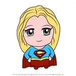 How to Draw Kawaii Supergirl