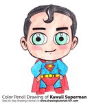 How to Draw Kawaii Superman