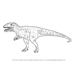 How to Draw a Carcharodontosaurus