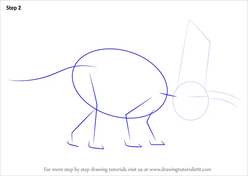 How to Draw a Pentaceratops