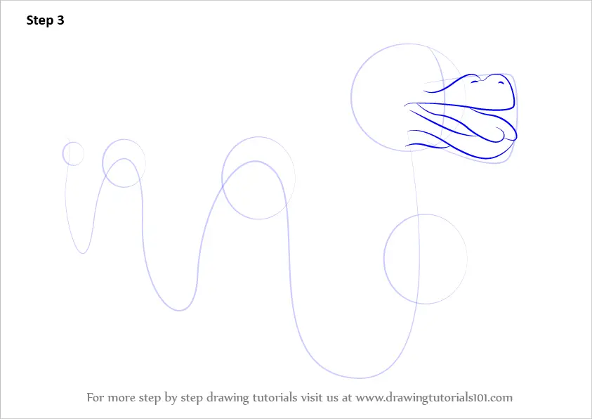 Step by Step How to Draw Ogopogo : DrawingTutorials101.com