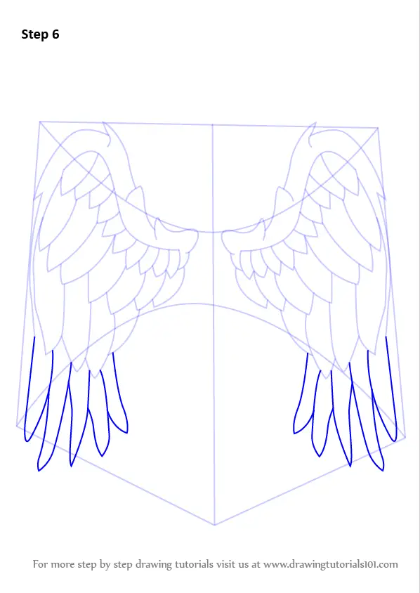 Angel Wing | Wings drawing, Angel wings drawing, Wings