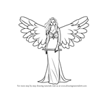 How to Draw an Angel with Sword