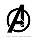 How to Draw Avengers Logo