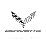 How to Draw Corvette Logo
