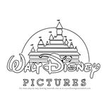 How to Draw Walt Disney Logo