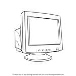 How to Draw a Computer Monitor
