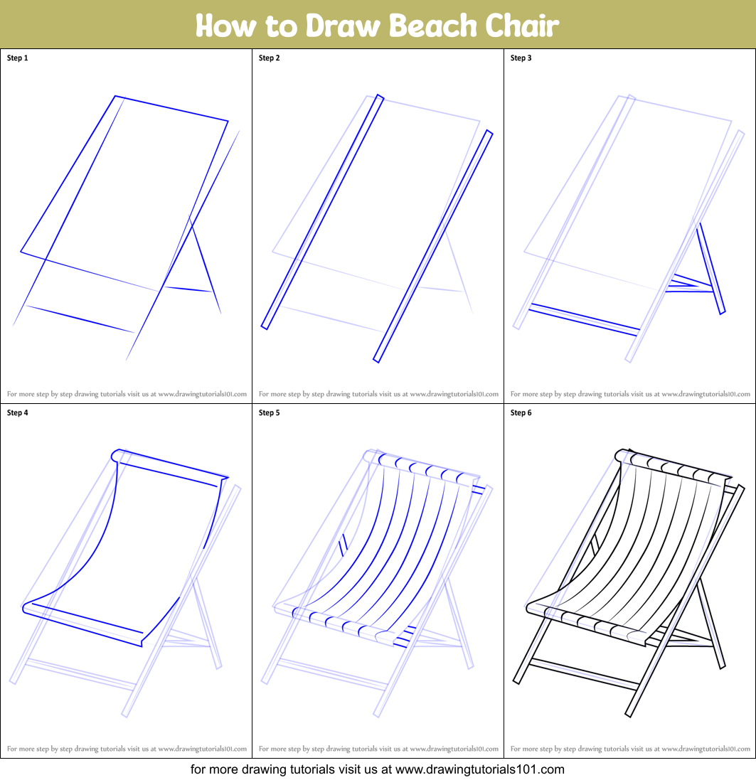 Simple Easy To Draw Beach Chair for Large Space