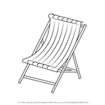 How to Draw Beach Chair