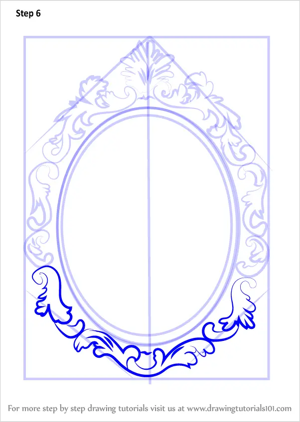 Line Art Sketch Of Mirror. Royalty Free SVG, Cliparts, Vectors, and Stock  Illustration. Image 38329945.