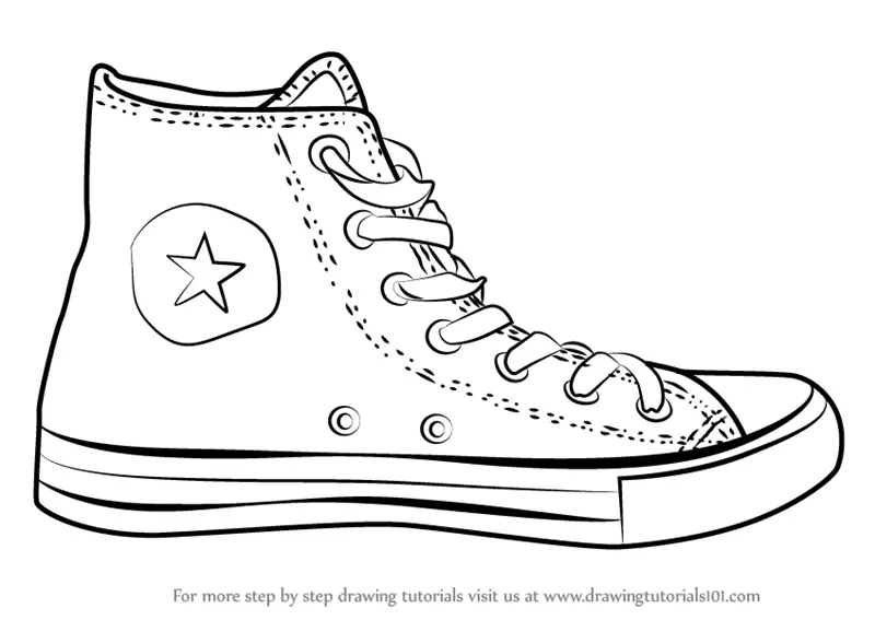 converse all star drawing