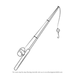 How to Draw Fishing Pole