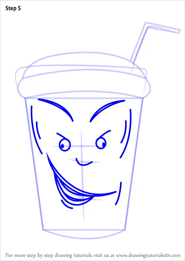 Learn How to Draw Ice Cream Cup Everyday Objects Step by