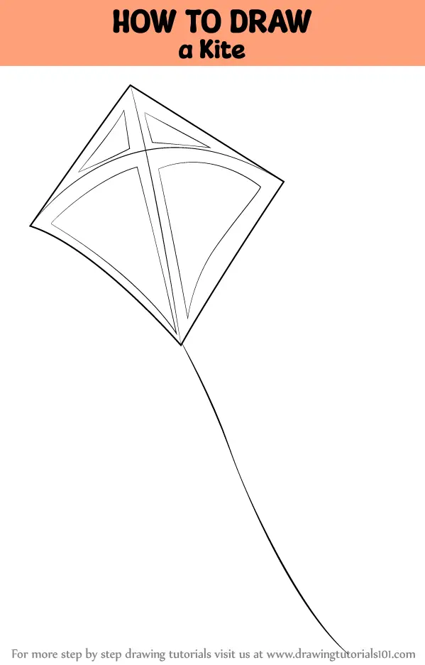 How to Draw a Kite - HelloArtsy