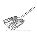 How to Draw a Mosquito Swatter
