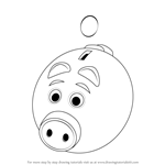 How to Draw a Piggy Bank for Kids