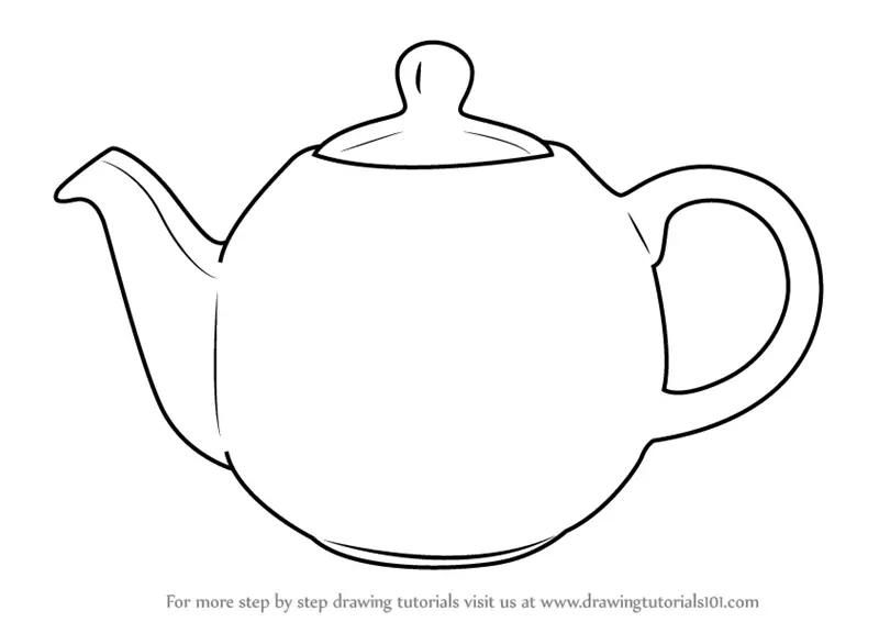 teapot drawing