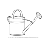 How to Draw Watering Can