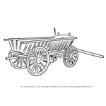 How to Draw Wood Cart