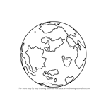 How to Draw World Globe