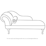 How to Draw a Chaise Lounge