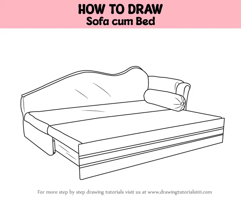 How to Draw a Bed - Really Easy Drawing Tutorial | Drawing tutorial easy,  Drawing furniture, Easy drawings