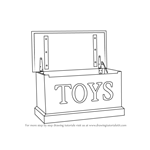 How to Draw a Toy box