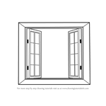 How to Draw Wooden Windows