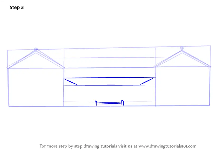 Learn How to Draw a Roman House Houses Step by Step 