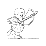 How to Draw a Cupid with Bow