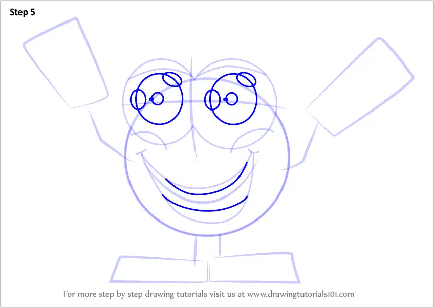 smiling drawing cartoon