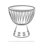 How to Draw an African Drum
