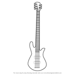 How to Draw a Bass Guitar