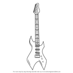 How to Draw an Electric Guitar