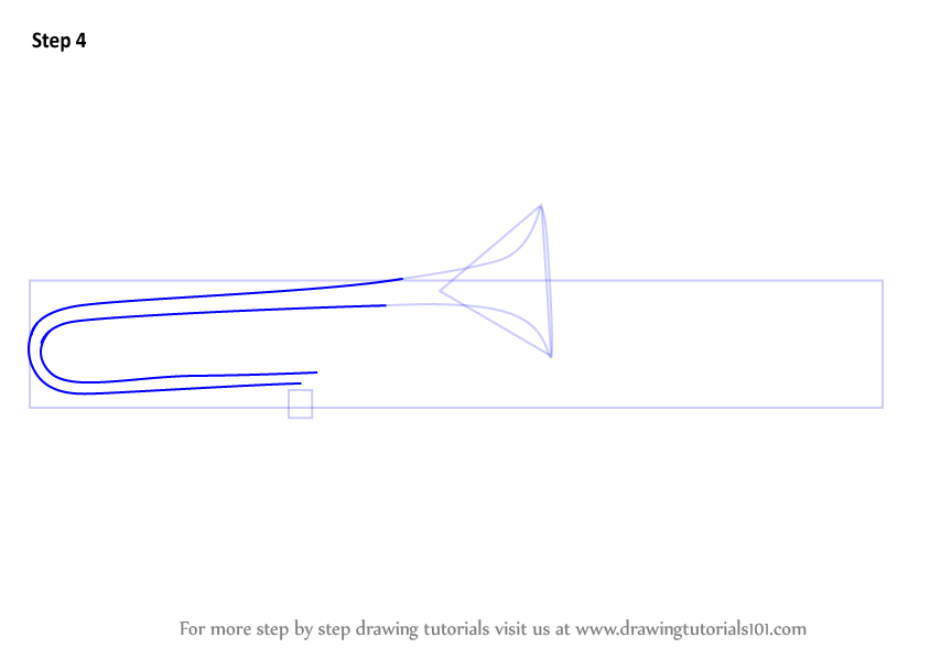 Learn How to Draw Trombone (Musical Instruments) Step by Step : Drawing