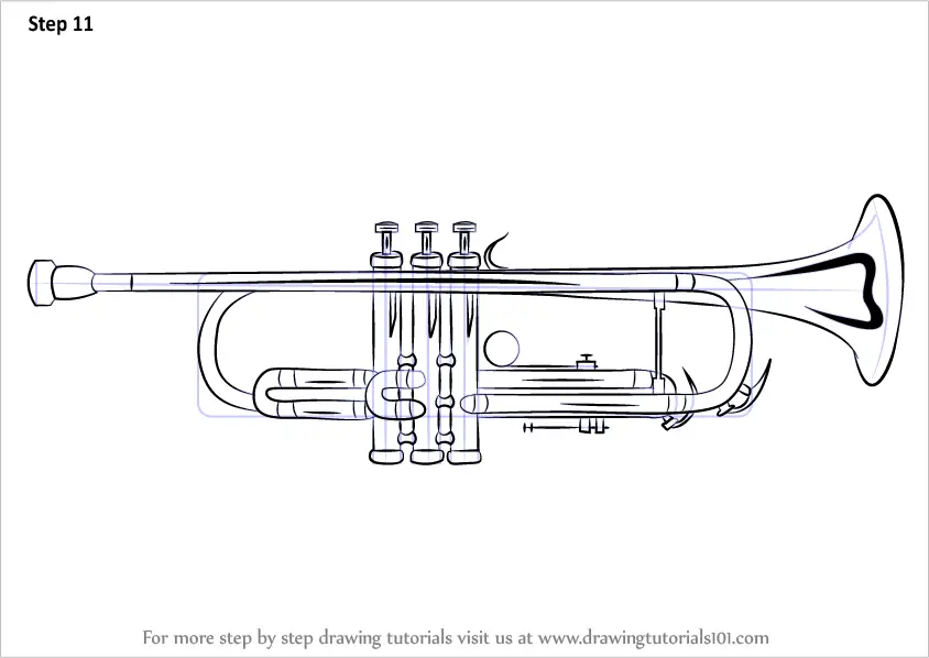 Easy Drawing Of Trumpet