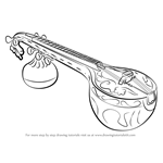 How to Draw a Veena