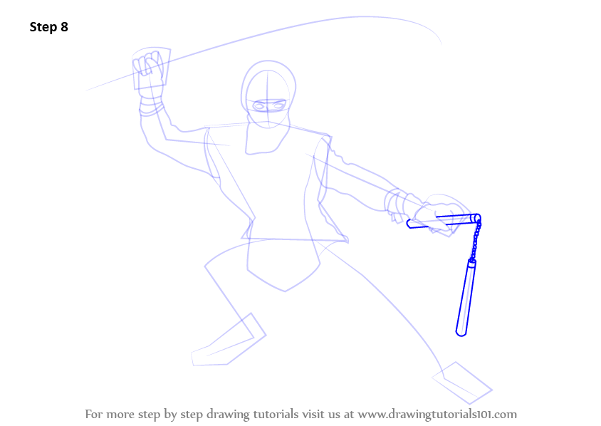 How To Draw A Ninja Ninjas Step By Step