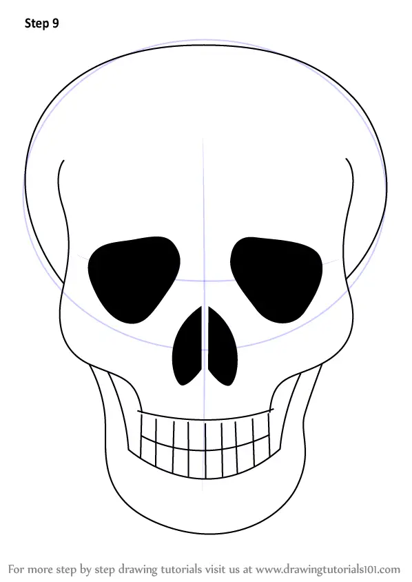 How to Draw Skull Easy (Skulls) Step by Step