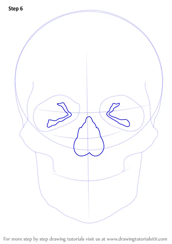 Learn How to Draw a Skull (Skulls) Step by Step Drawing Tutorials