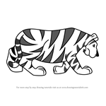 How to Draw a Tiger Tattoo