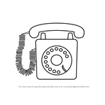 How to Draw a Classic Telephone