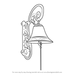 How to Draw Vintage Door Bell